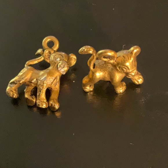 Disney Jewelry - VINTAGE SIMBA LION KING CHARM FOR BRACELET